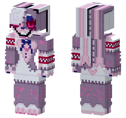 Showbiz Security Hazard Vanny Minecraft Bedrock skin