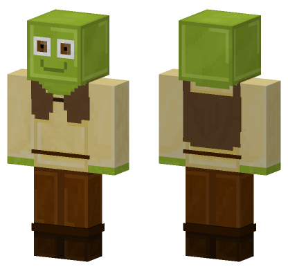 Shrek From The Movie Shrek Minecraft Bedrock skin