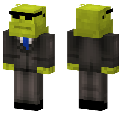 Shrek Suit Minecraft Bedrock skin