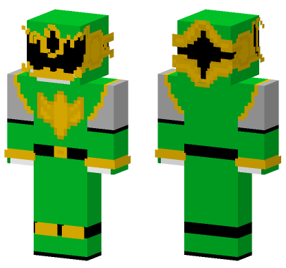 Shurikenger Fire Mode Minecraft Bedrock skin
