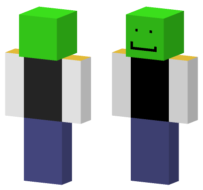 Silly Guy Golden Shoulder Minecraft Bedrock skin