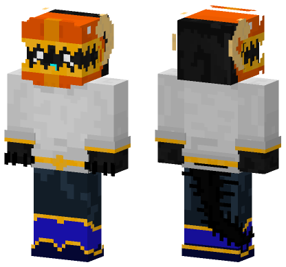 Silly Sky Guy Minecraft Bedrock skin