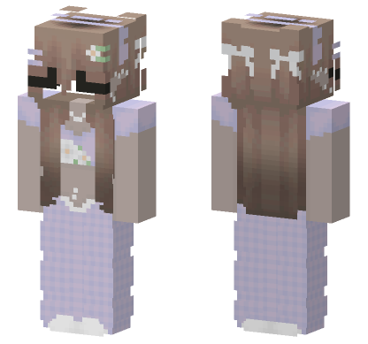 Silly Space Night Minecraft Bedrock skin