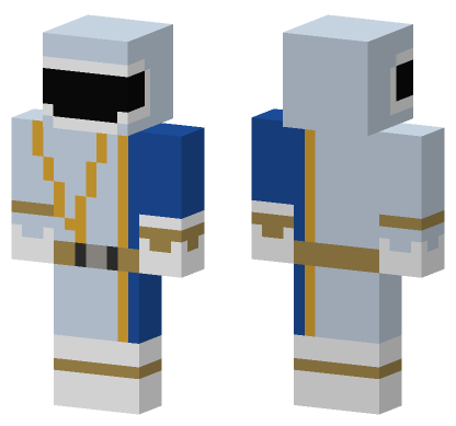 Silver Suit Minecraft Bedrock skin