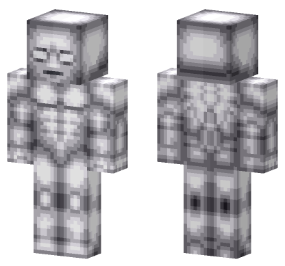 Silver Surfer Etinbor Style Minecraft Bedrock skin