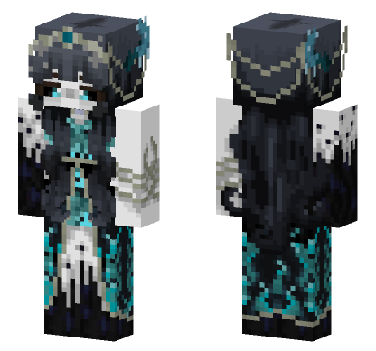Silvia The Warden Princess Minecraft Bedrock skin