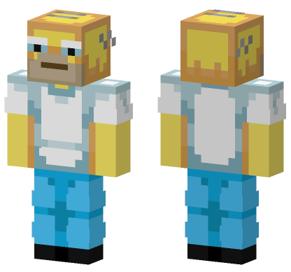 Simps Blue Outfit Minecraft Bedrock skin