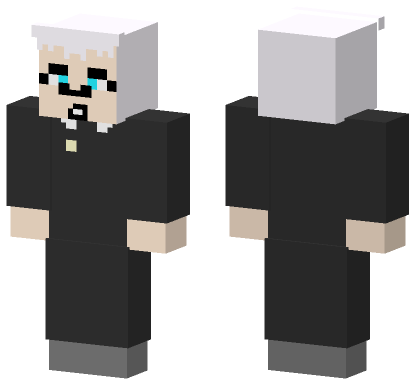 Sinister Bart Gojo Minecraft Bedrock skin