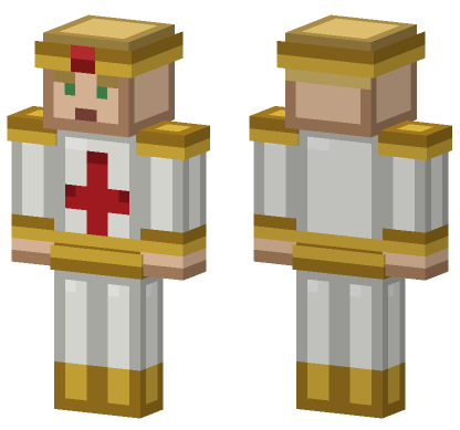 Sir Galahad Minecraft Bedrock skin
