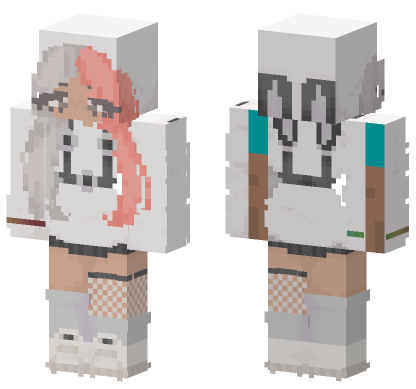 Siv Split Bunny Minecraft Bedrock skin