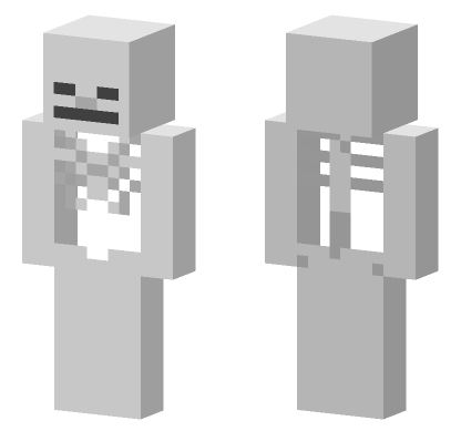 Skeleton Skin Minecraft Bedrock skin