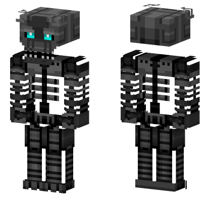 Skeleton Warrior Skin Minecraft Bedrock skin