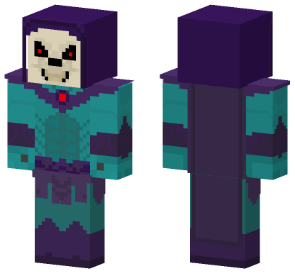 Skeletor 2026 Movie Minecraft Bedrock skin