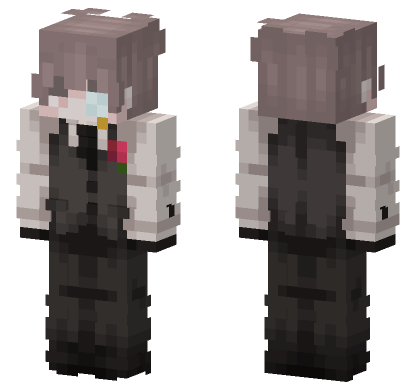 Skin27 Black Suit Minecraft Bedrock skin
