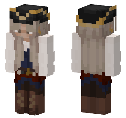Skin4 Witch Hat Minecraft Bedrock skin