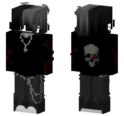 Skull Boy Minecraft Bedrock skin