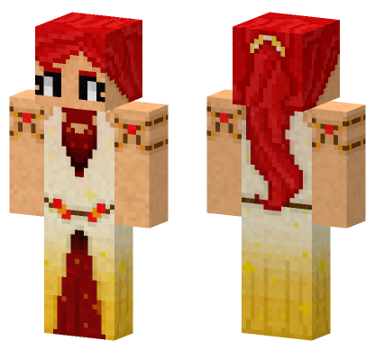 Skylor In A Dress Minecraft Bedrock skin