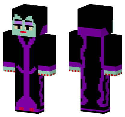 Sleeping Beauty Maleficent Minecraft Bedrock skin