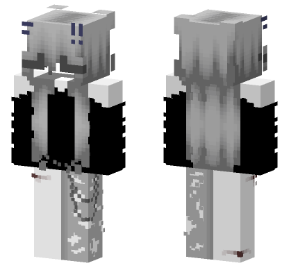 Slender Man Suit Minecraft Bedrock skin