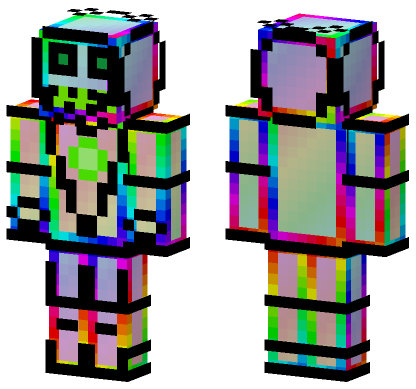 Slime Glow Minecraft Bedrock skin