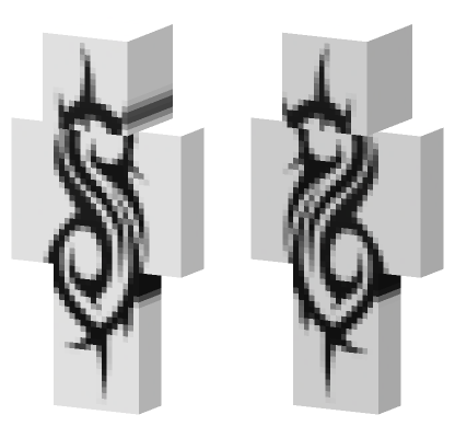 Slipknot Logo Minecraft Bedrock skin