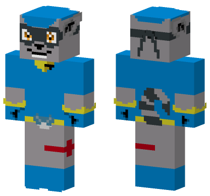 Sly Cooper Skin Minecraft Bedrock skin