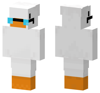 Smart Goose Minecraft Bedrock skin