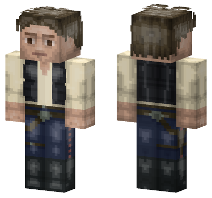 Smuggler Han Solo Episode IV Minecraft Bedrock skin