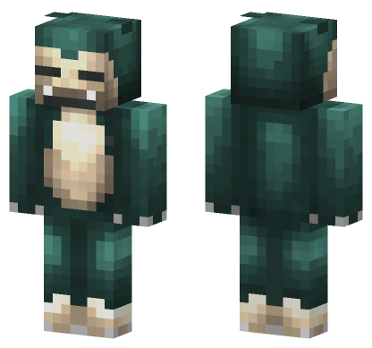 Snorlax Minecraft Bedrock skin