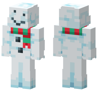 Snow Golem Minecraft Bedrock skin