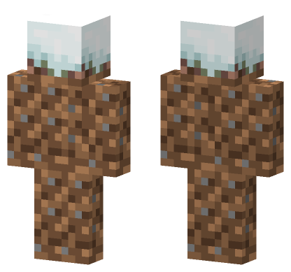 Snow Grass Skin Minecraft Bedrock skin