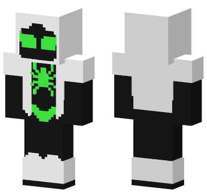Snow Spider Minecraft Bedrock skin