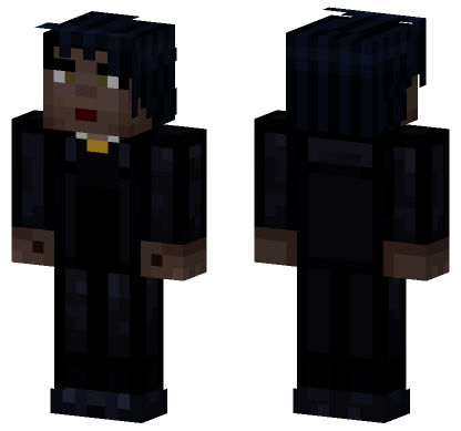 Sofie Black Outfit Minecraft Bedrock skin