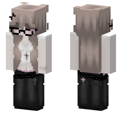 Soft Girl Aesthetic Minecraft Bedrock skin