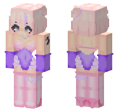 Solene Velvet Harlequin Minecraft Bedrock skin