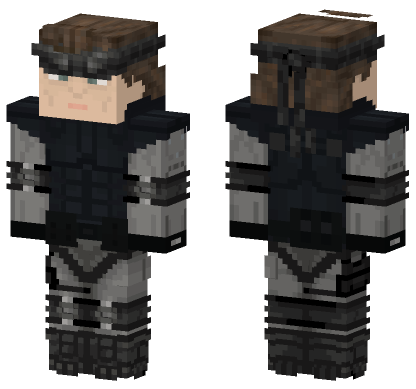 Solid Snake Metal Gear Solid 1 Minecraft Bedrock skin