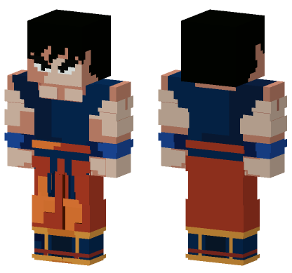Son Goku Namek Saga Minecraft Bedrock skin