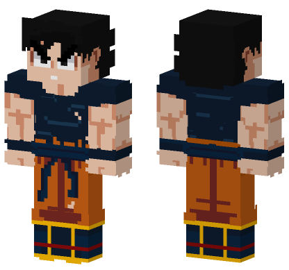 Son Goku Namek Saga Minecraft Bedrock skin