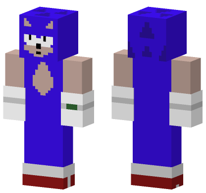 Sonic Dark Gaia AU Minecraft Bedrock skin