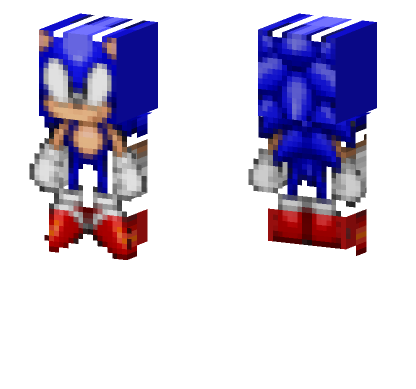 Sonic Robo Blast 2 Minecraft Bedrock skin