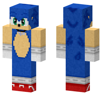 Sonic Underground HD Minecraft Bedrock skin