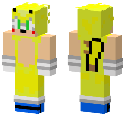 Sonichu 20 Minecraft Bedrock skin