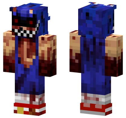 Sonichu Minecraft Bedrock skin