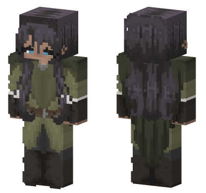 Sora The Fletcher Minecraft Bedrock skin