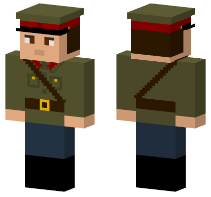 Soviet Officer 1941-1945 Minecraft Bedrock skin