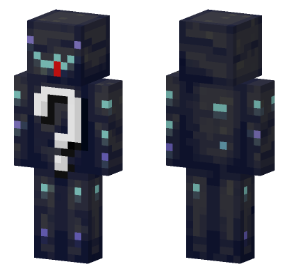 Space Lucky Block Minecraft Bedrock skin