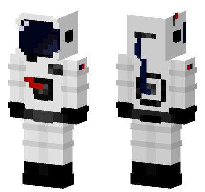Spaceman Skin Minecraft Bedrock skin