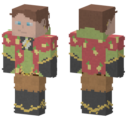 Spark Vacation Unmasked Minecraft Bedrock skin