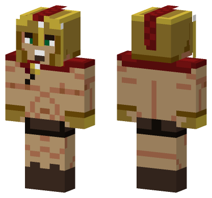 Spartan Warrior Minecraft Bedrock skin