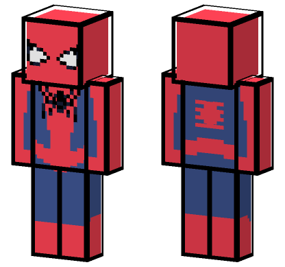 Spectacular Spider-Man HD Minecraft Bedrock skin